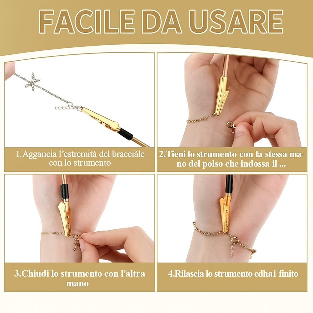 Assistente per Bracciali e Gioielli in Metallo – 3 Colori Eleganti