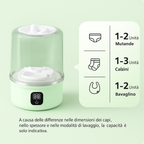 🧺 Mini Lavatrice Portatile Intelligente - Ricaricabile e Silenziosa