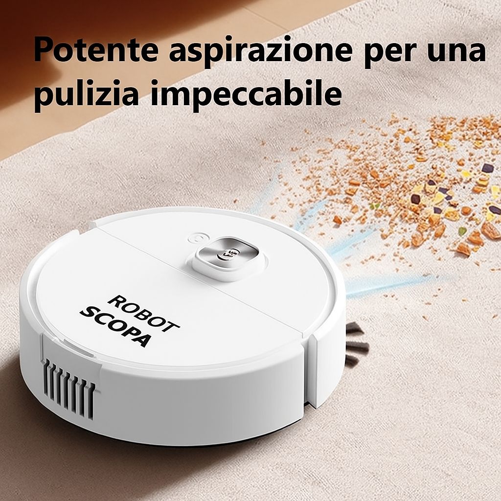 Robot Aspirapolvere Intelligente 3-in-1