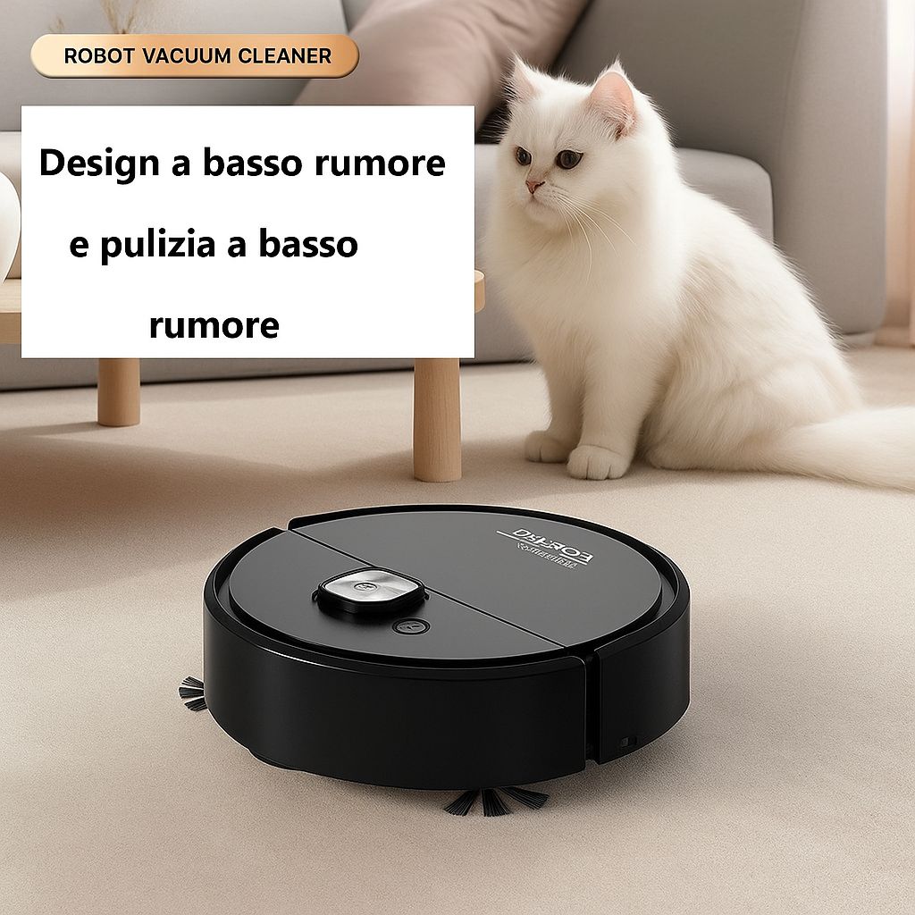 Robot Aspirapolvere Intelligente 3-in-1