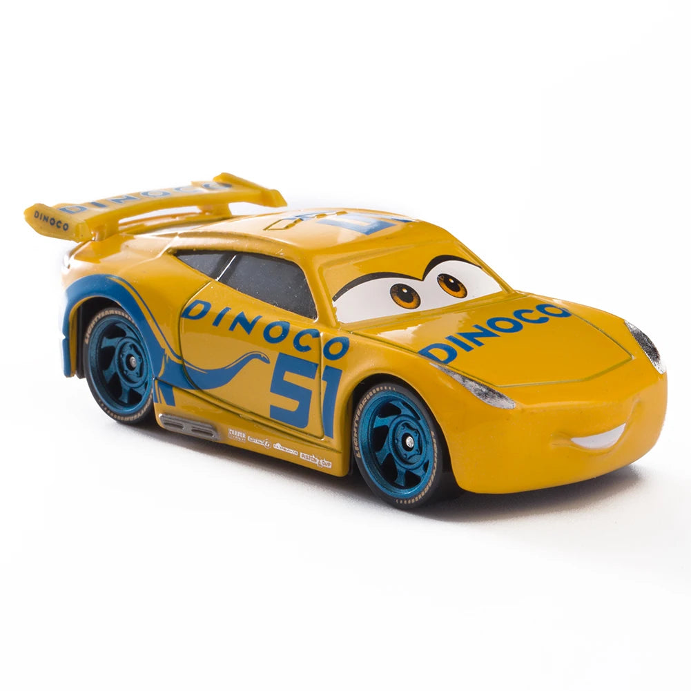 Auto da Corsa in Metallo Disney Cars. Collezione Personaggi 1:55