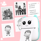 Stampante Termica Portatile Mini | Stampa Foto, Etichette e Note via Bluetooth – Compatibile con Android e iOS